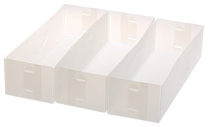 Ybm Home Closet/Dresser Drawer Divider Storage Foldable,Organizer, Set Of 3