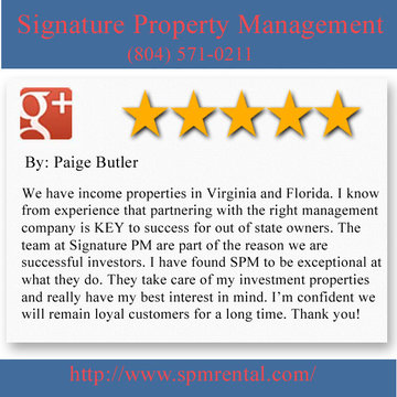 Richmond VA Property Management - Signature Property Management (804) 571-0211