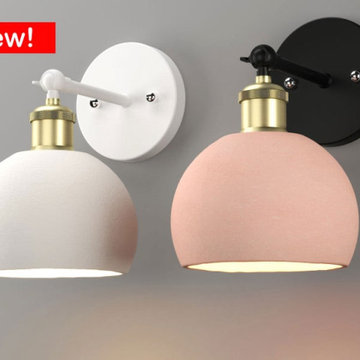 Ceramic Sconce, wall lamp, wall light, NAAYA ORBIC