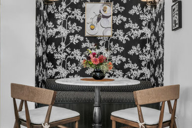 Example of a farmhouse dining room design in Salt Lake City