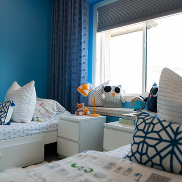 Bright + Bold Shared Bedroom