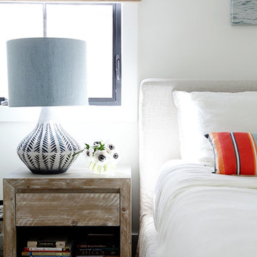 Beachy Minimal Bedroom - Seal Beach, California
