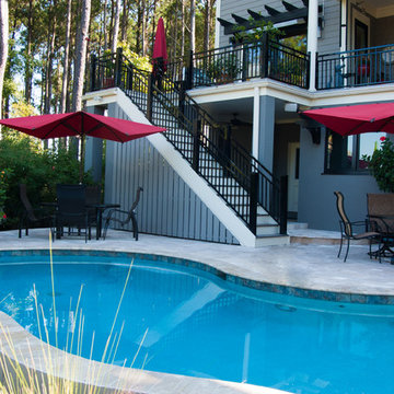Free Form Swimming Pool Design in Mt. Pleasant, SC