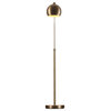 Lounge Brass Arc Floor Lamp