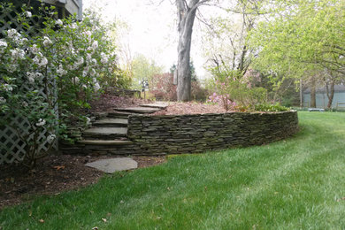 This is an example of a large rustic landscaping in Baltimore.