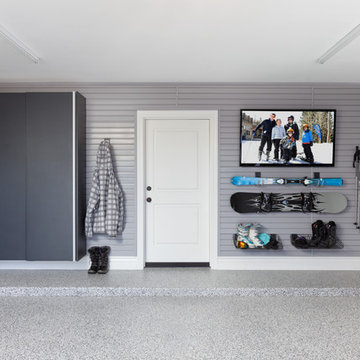 Granite Sliding Cabinet Doors with Extruded Pulls