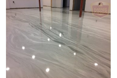 Metallic Marble Flooring