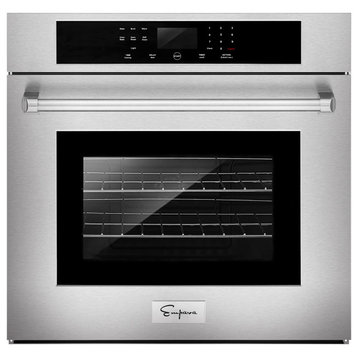 30" Electric Single Wall Oven Self-cleaning Convection Fan Touch Control in