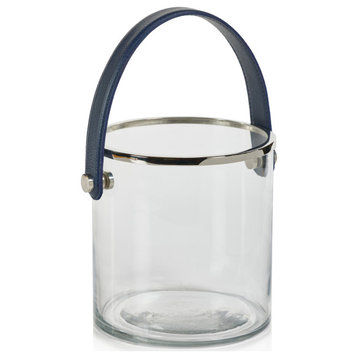 Lucena 9.5"Wide Glass Ice Bucket