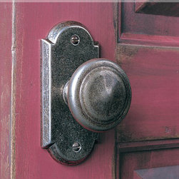 Rocky Mountain Hardware Arched Privacy Set 2 1/2&Prime; x 5 1/2&Prime; - Door Hardware