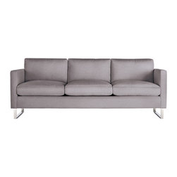 Goodland Sofa, Fabric, Stainless Legs - Sofas