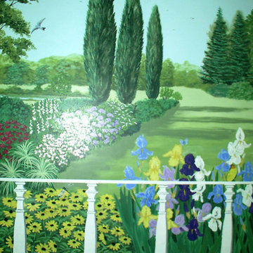 RETIREMENT HOME MURAL - DINING ROOM HALLWAY - 9' HIGH X 90' LONG