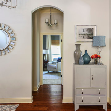 Gray & Blue Foyer
