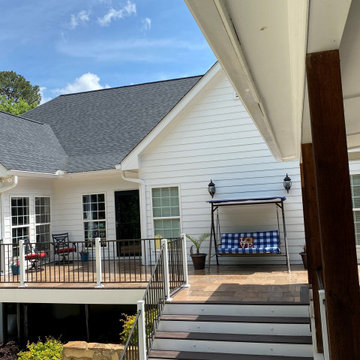 Monroe, Georgia Concrete Decking Deck Remodel