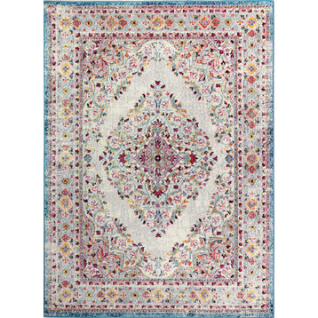 Bashian Zailor Area Rug, Ivory, 7'6"x9'6"