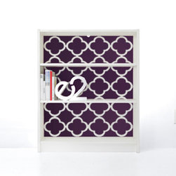 PANYL Plum Quatrefoil for IKEA BILLY - Home Decor