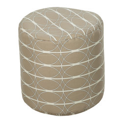 Surya Poufs- (POUF-109) - Floor Pillows And Poufs
