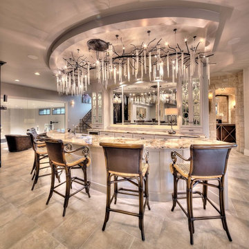 Contemporary Home Bar
