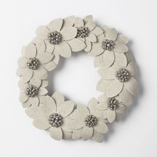 Contemporary Wreaths And Garlands by West Elm