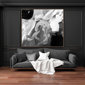 Original Handmade Modern Abstract Custom Art for Modern Contemporary Interiors