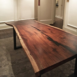 Rosewood Single Slab Table - Dining Tables