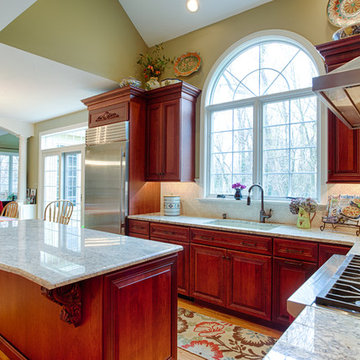 Wayne Home Kitchen Remodel with view to breakfast area