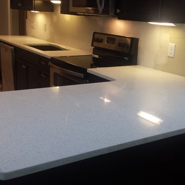 Sparkling White Quartz Countertop