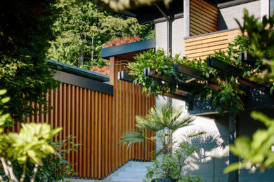 Trendy exterior home photo in Vancouver