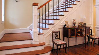 Complete Staircase, Paneling and Columns Remodel