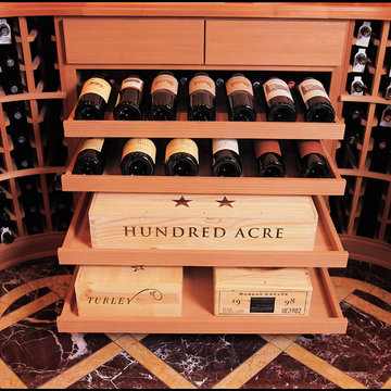 San Diego Custom Wine Cellar Design with Focus on Wine Display Del Mar La Jolla
