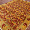 8'x10' William Morris Handmade Wool Oriental Area Rug, Q1609