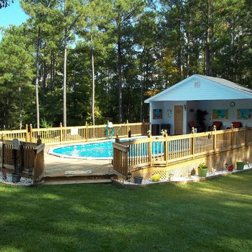 Aboveground Pools Installed by Brown's Pools & Spas