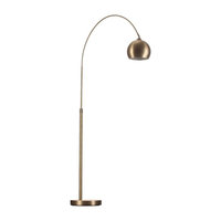 Lounge Brass Arc Floor Lamp