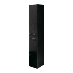 Royo columna de ba&ntilde;o Klea de 30 cm negro/negro ondas - Bathroom Vanities And Sink Consoles