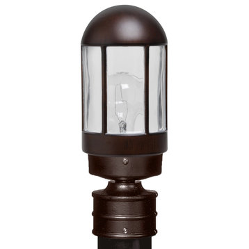 3151 Series 1 Light Post Light or Accessories, Bronze, Clear Glass