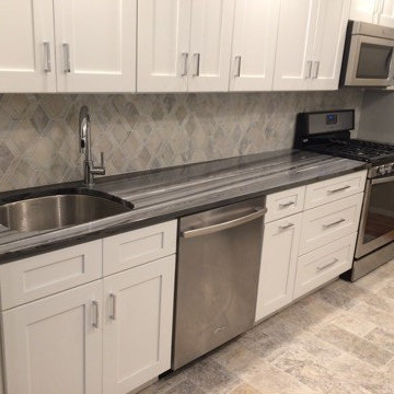 Long Beach Apartment Kitchen and Bathroom