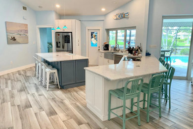 Inspiration for a contemporary kitchen remodel in Other