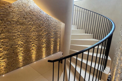 Design ideas for a contemporary staircase in Oxfordshire.
