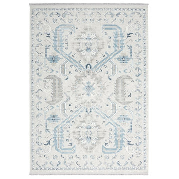 Nourison Lennox 5'3" x 7'3" Ivory/Grey French Country Indoor Rug