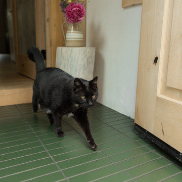 Jess Ann Kirby: Hunter Green Mudroom Floor