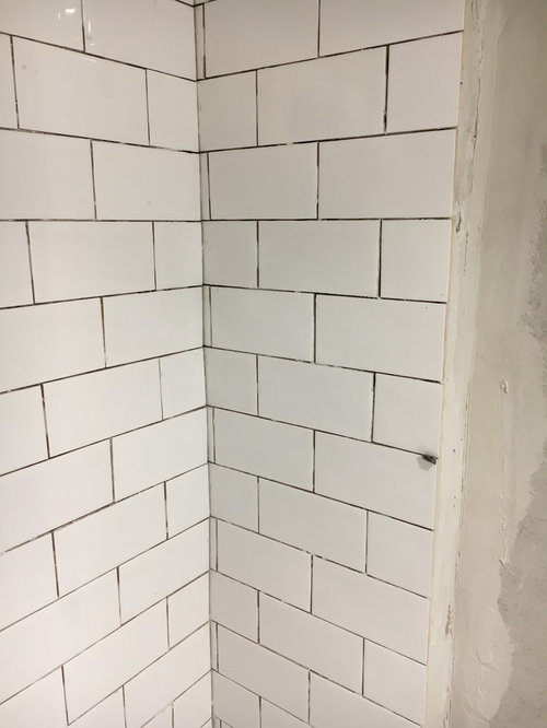 Subway Tile Bad Installation, How Far Apart Should Subway Tiles Be