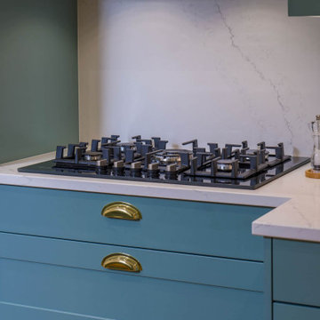 Blue Shaker Kitchen in Mickleover