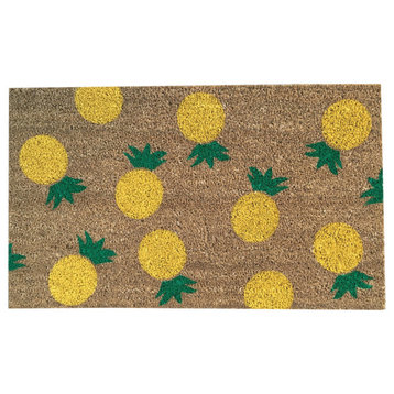 Hand Painted "Pineapple" Doormat