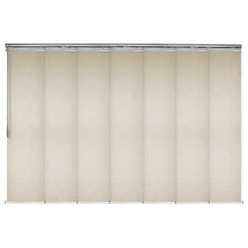 Natalia 7-Panel Track Extendable Vertical Blinds 110-153"W