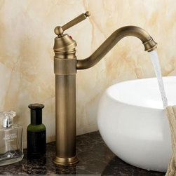 Classic Antique Bronze Finish Bathroom Sink Tap T0404H - Bathroom Sink Faucets