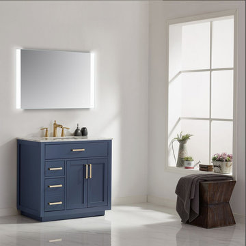 Cosenza 36 in. Rectangle Frameless Modern LED Bathroom Vanity Mirror