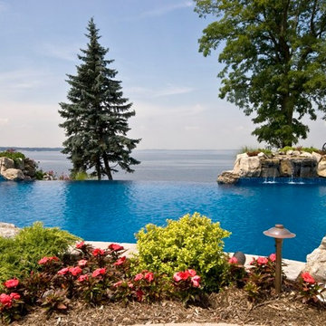 Infinity Pool Overlooking Long Island Sound, NY: