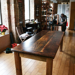 Reclaimed Wood Harvest Tables - Products