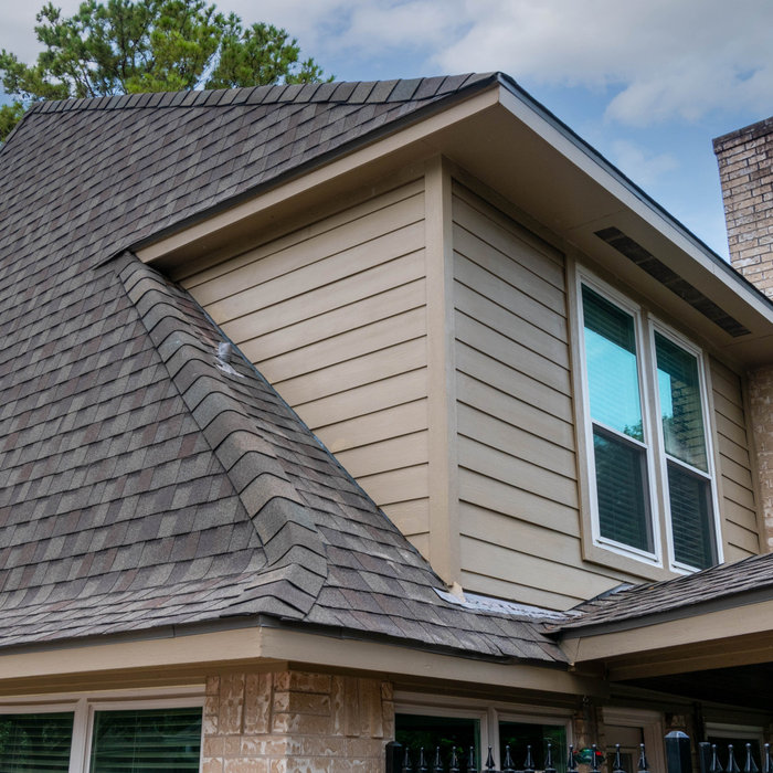 This home was re-sided within the last 10 years with Hardie but the contractor cut corners and used hardboard trim to save a few dollars. We came in and replaced the window and vertical trims with Har