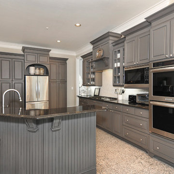 From white laminate thermofoil kitchen cabinets to gorgeous gray